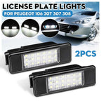 18 SMD LED License Plate Light 6000K – Peugeot & Citroën LED License Plate Light Richie's Default Title