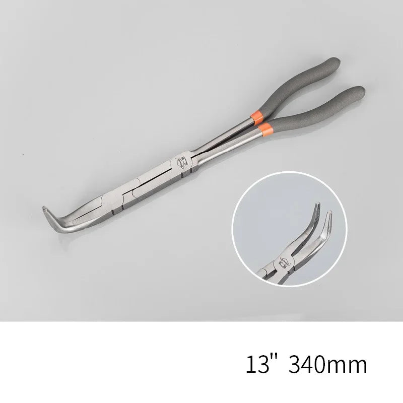 13" Long Nose Pliers 45° 90° Carbon Steel – TOTNEND Long Nose Pliers Richie's C
