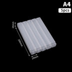 5-Pack Telescopic Drill Bit & Milling Cutter Storage Boxes Tool Storage Box Richie's 24x24x200mm