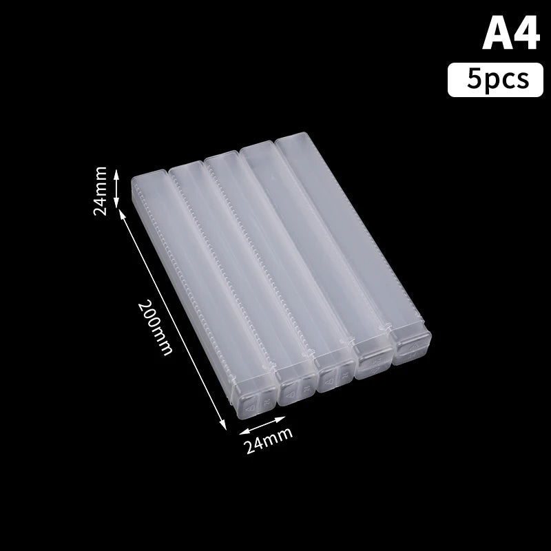 5-Pack Telescopic Drill Bit & Milling Cutter Storage Boxes Tool Storage Box Richie's 24x24x200mm