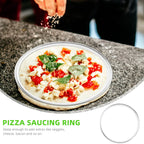 Stainless Steel Pizza Stuffing Ring – Deep Pan Baking Tool Pizza Baking Ring Richie's