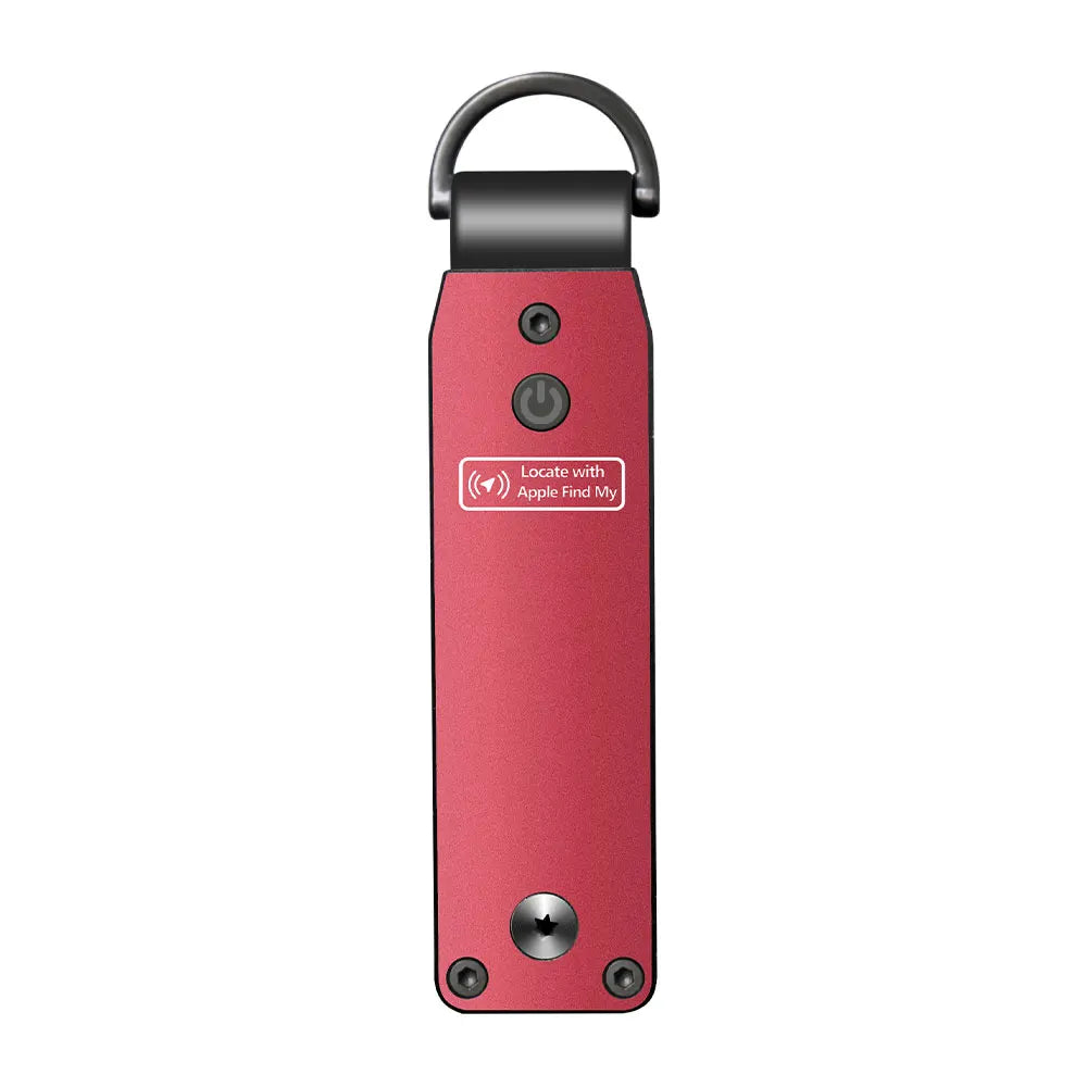 Zeeker MFi Smart Keychain Tracker – Apple Find My Aluminum Organizer Smart Key Organizer Richie's red