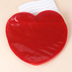 20PCS Heart Shaped Self-Sealing Gift Bags – Jewelry & Candy Gift Packaging Bags Richie's red-18x20cm 1pc