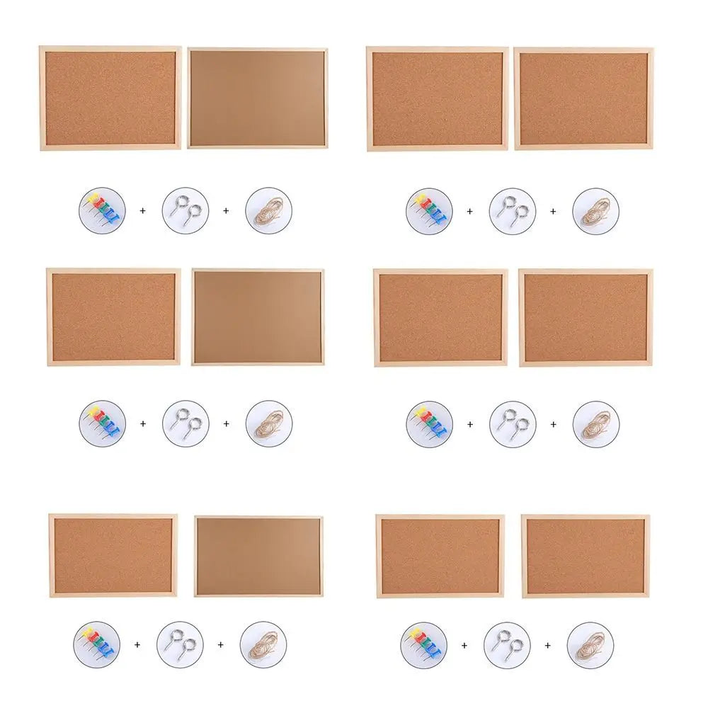 Wooden Frame Cork Bulletin Board – Memo & Photo Display Cork Bulletin Board Richie's