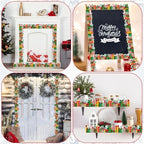 Christmas Lace Trim Sticker | Lollipop Gift Box Edge Wrap Decor Decorative Craft Sticker Richie's