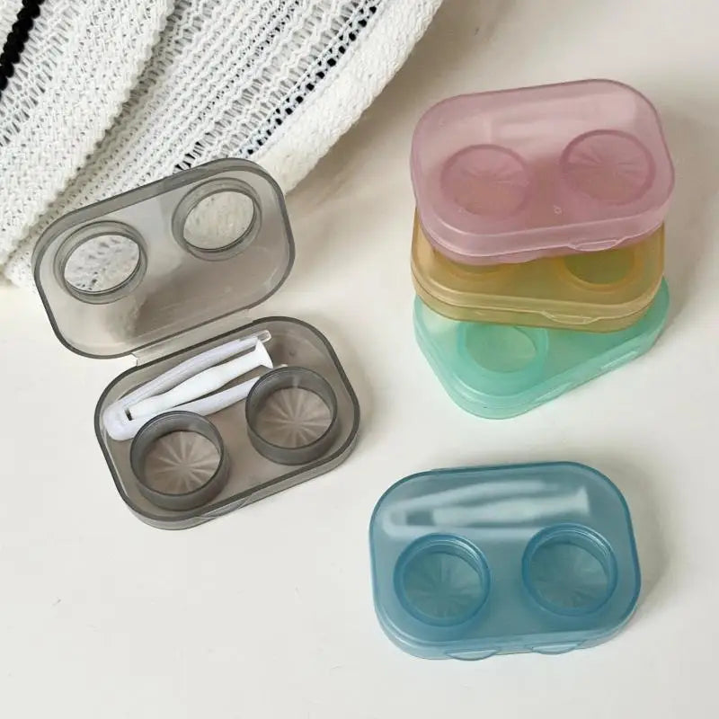 Contact Lens Case with Tweezers – Dustproof Travel Organizer Contact Lens Case Richie's