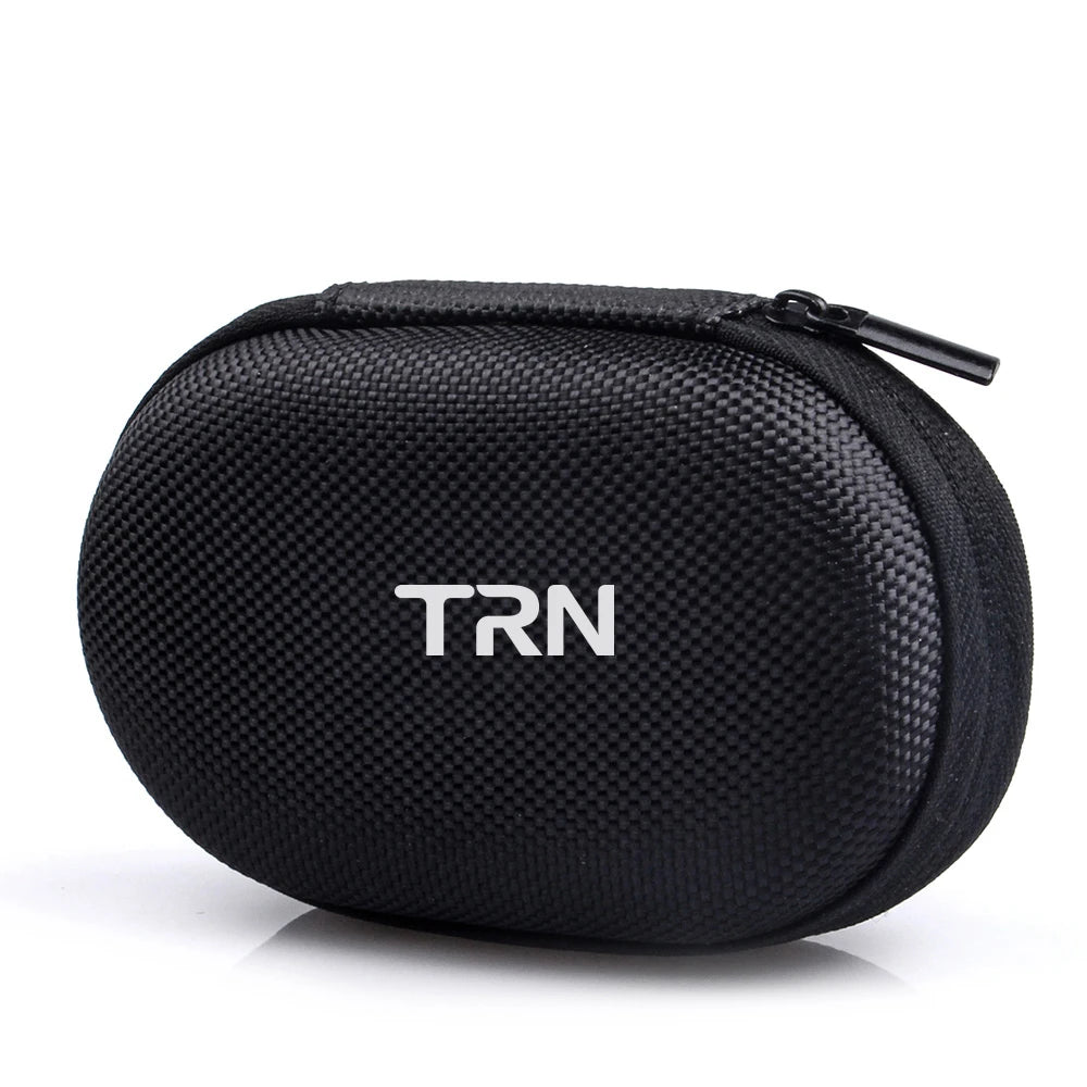Mini Hard Earphone Storage Case – Earbuds, USB & Card Organizer Earphone Carrying Case Richie's Black