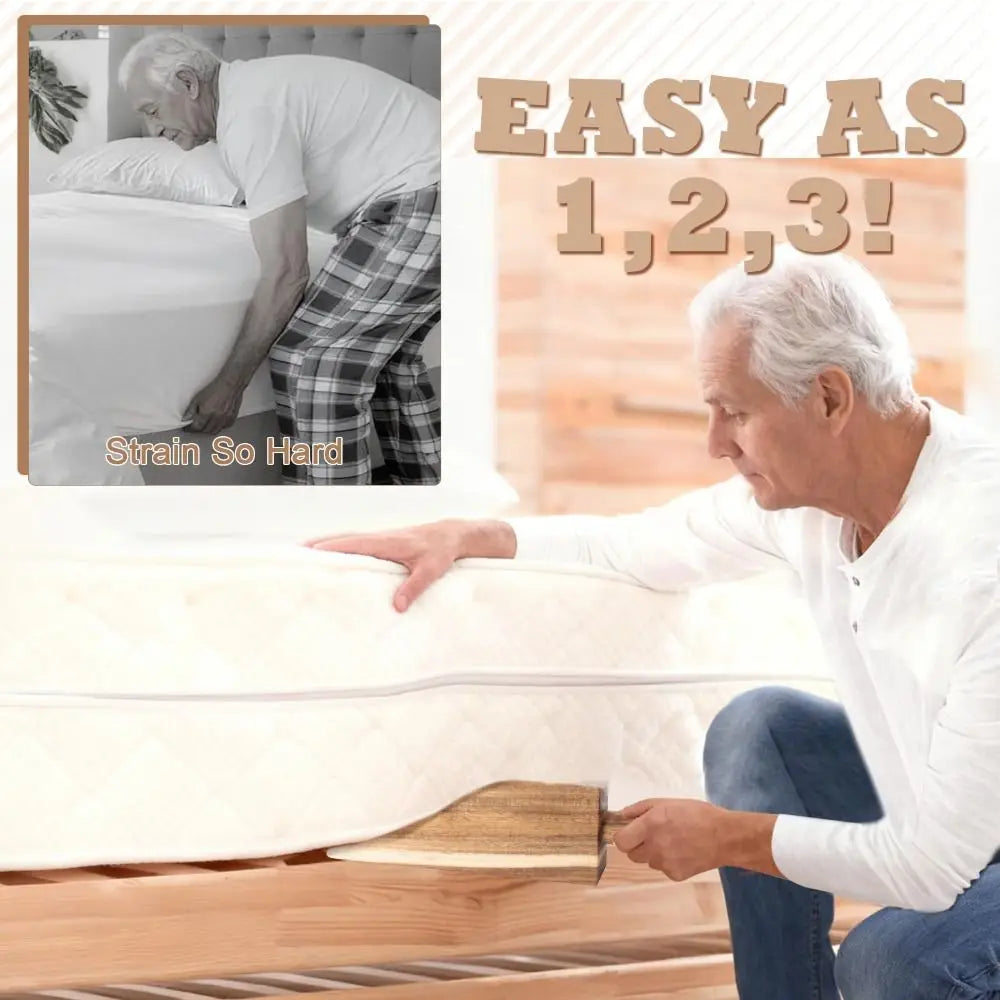 Wooden Mattress Lifter & Sheet Tucker Tool Set – 2 Pcs Bed Making Tool Set Richie's