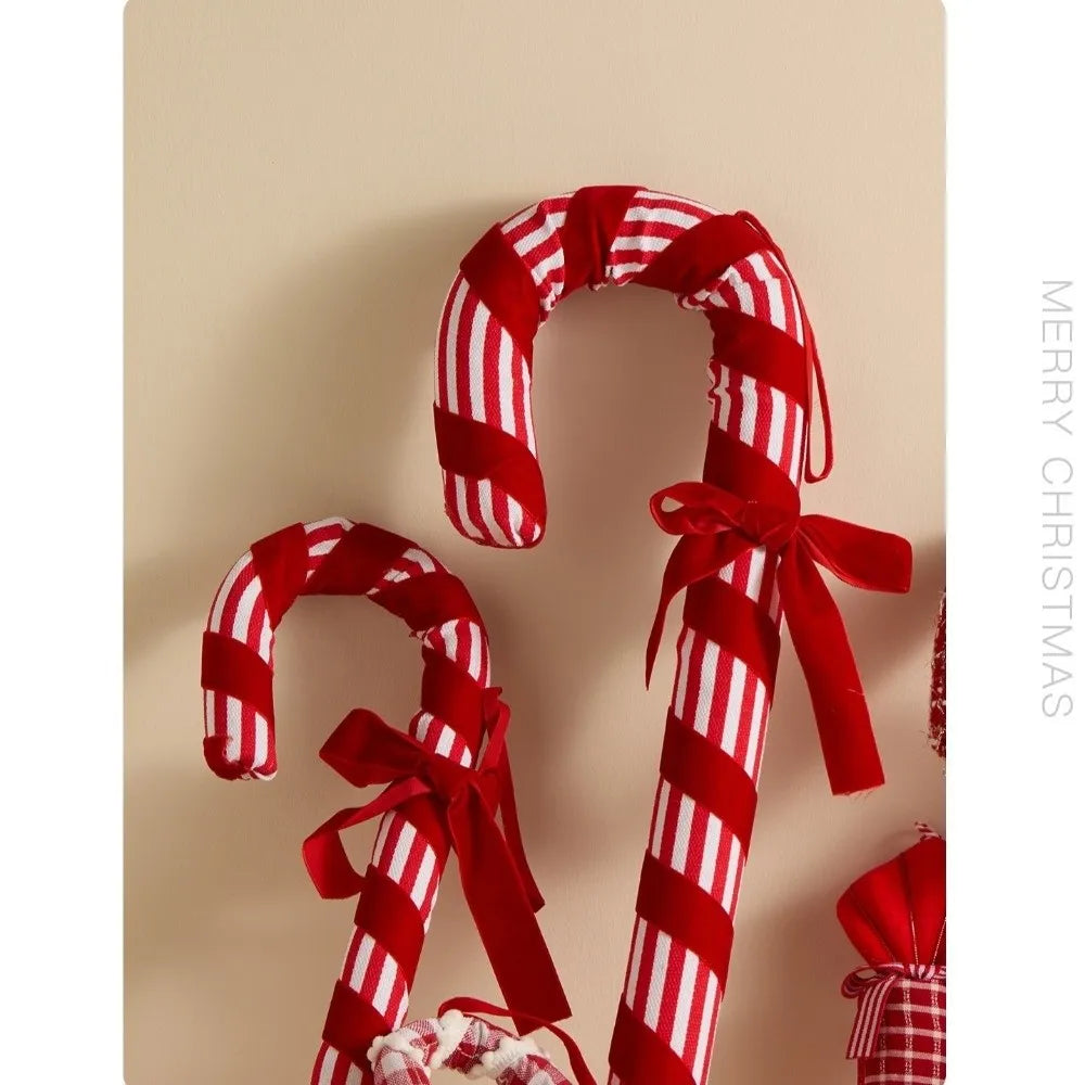 Candy Cane Christmas Ornaments – Striped Xmas Tree Pendants Christmas Ornaments Richie's