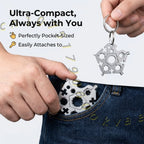 23-in-1 Snowflake Multi-Tool EDC Stainless Steel Wrench Screwdriver EDC Multi-Tool Richie's