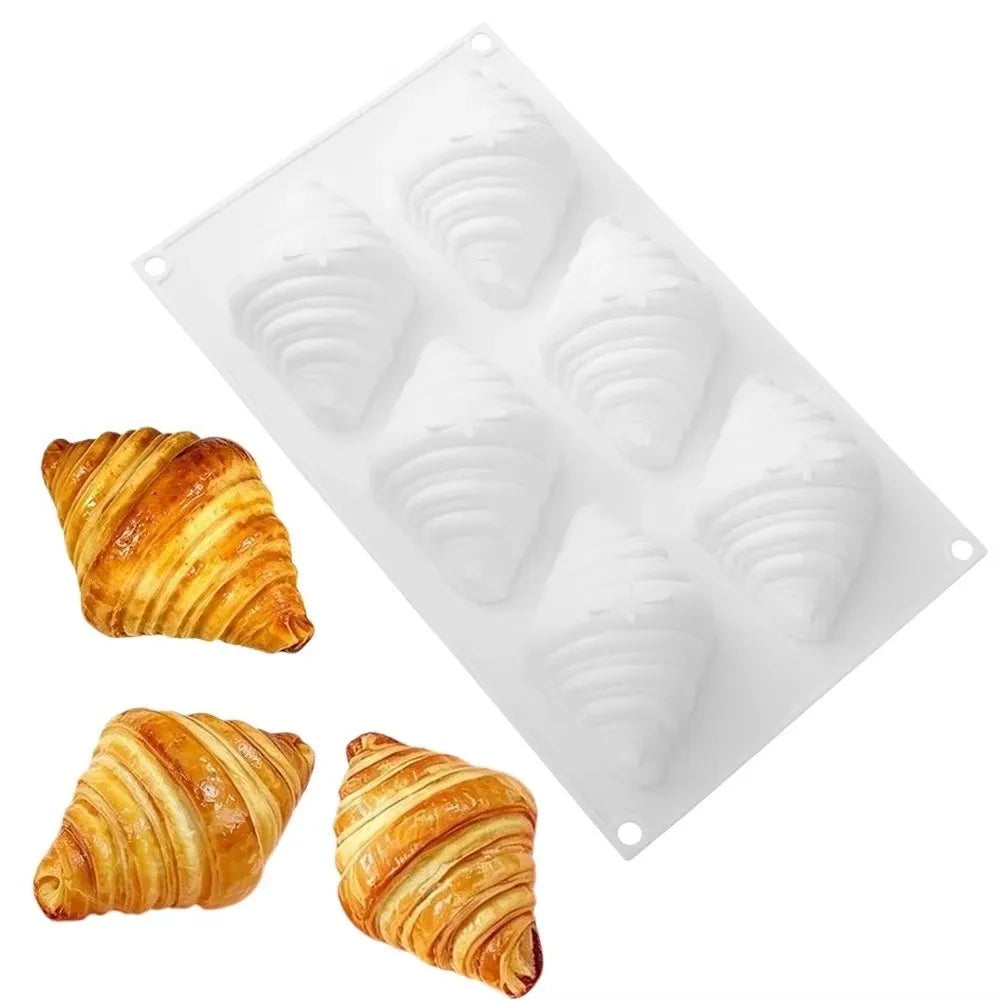6-Cavity Silicone Mousse Cake Mold – Non-Stick Food Grade Silicone Cake Mold Richie's