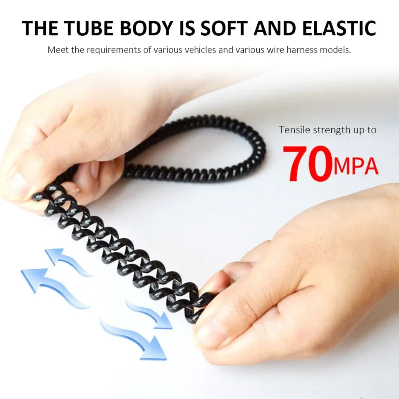 TPU Spiral Wrap Cable Organizer for E-Bike Brake Wires Bike Cable Sleeve Richie's
