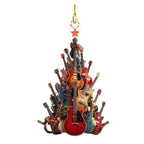 Acrylic Guitar Christmas Ornament – Music Xmas Tree Décor Gift Christmas Tree Ornament Richie's Deep Sapphire