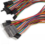 2.54mm Dupont Jumper Wires Male Female PCB Cables 10 Pcs PCB Jumper Cables Richie's