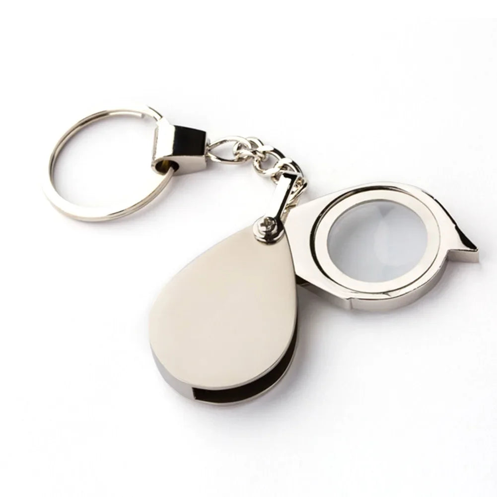 10X/15X Folding Key Chain Magnifier Loupe – Pocket Mini Tool Folding Magnifier Loupe Richie's