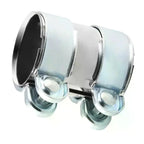 Adjustable Exhaust Clamp 45–65mm Steel Pipe Connector Sleeve Exhaust Clamp Richie's