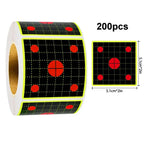Square Shooting Target Stickers – Fluorescent Splash Impact Marks Shooting Target Stickers Richie's A1