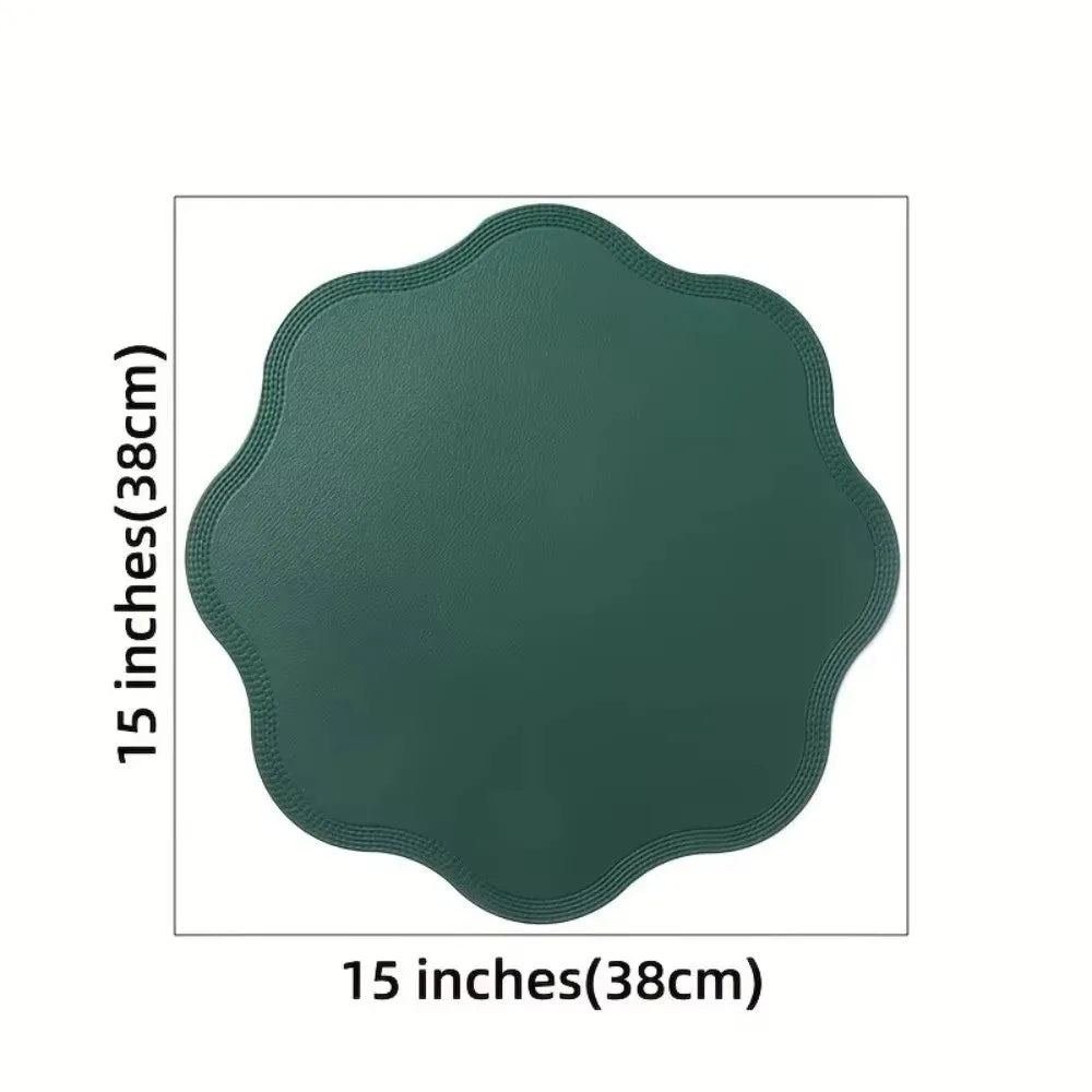Flower Shaped PVC Placemat – Heat-Resistant & Waterproof Table Placemat Richie's