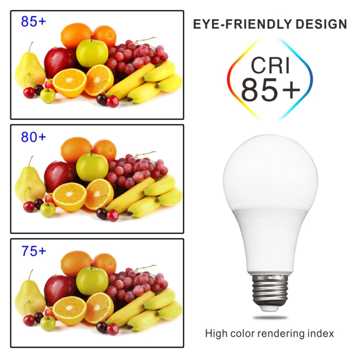 E27 LED Bulb 5W–24W | 6000K Cool White & 3000K Warm White LED Light Bulb Richie's