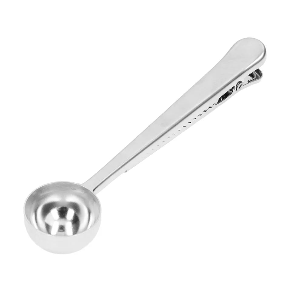 2-in-1 Stainless Steel Coffee Scoop & Bag Clip – 1 Tbsp Coffee Measuring Scoop Richie's 01