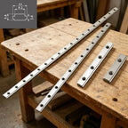 Aluminum Alloy Miter Track Jig T-Slot M6 Slider Rail Guide Miter Track Jig Richie's