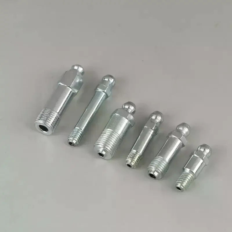 5Pcs Metric Zerk Grease Nipple Fittings M6 M8 M10 Lengthened Head Grease Zerk Fittings Richie's