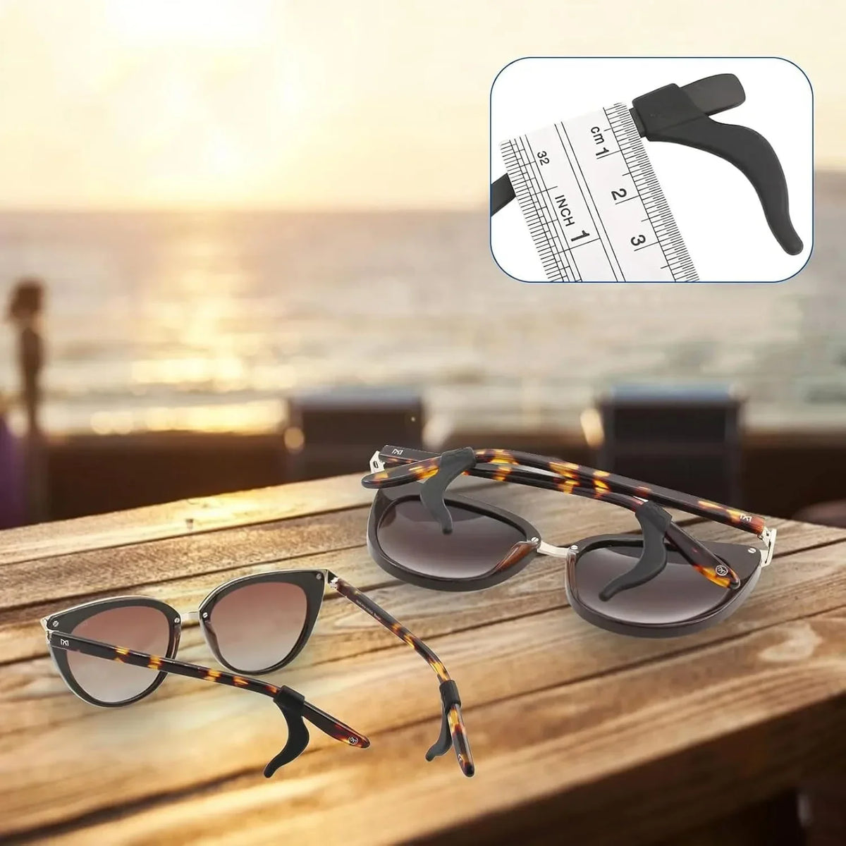 Silicone Anti-Slip Glasses Ear Hooks & Eyewear Grip Holder Eyewear Accessories Richie's