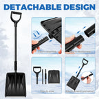 Toorise 10-Inch Detachable Stainless Steel Snow Shovel Snow Shovel Richie's