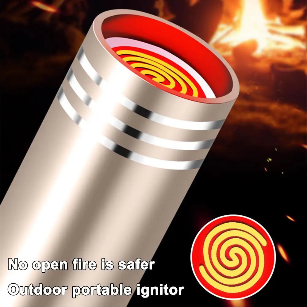 USB Type-C Flameless Windproof Lighter Keychain Gift USB Flameless Lighter Richie's