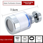 Splash-Proof Faucet Filter Aerator & Water Booster Extender Faucet Aerator Extender Richie's 8X 1Pcs
