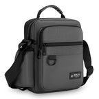 Men's Oxford Crossbody Bag – Shoulder Bag with Bottle Pocket Men's Crossbody Bag Richie's grey 20cmX26cmX6cm