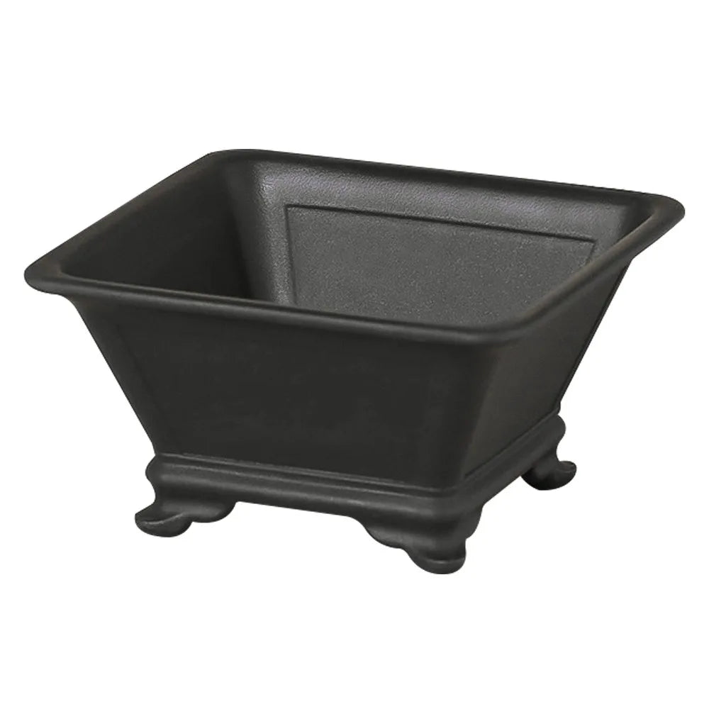 Imitation Purple Clay Plastic Flowerpot – Colorful Desktop Planter Decorative Planter Pot Richie's Black