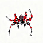 Beaded Spider Hanging Ornament – Crystal Faceted Halloween Décor Halloween Hanging Ornament Richie's Style5