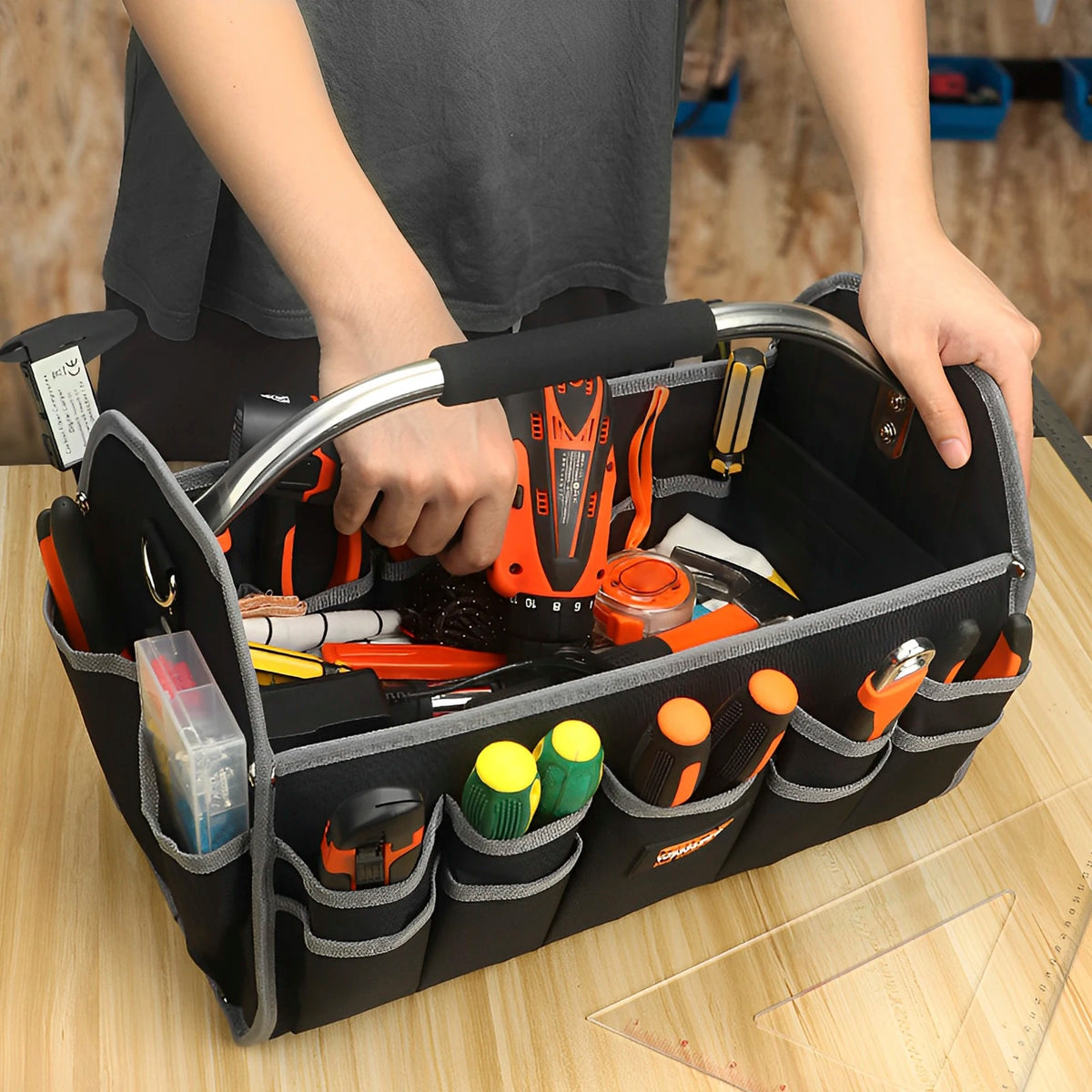 Willkey 16–18 Inch Waterproof Tool Bag | 1680D Oxford Organizer Tool Storage Bag Richie's