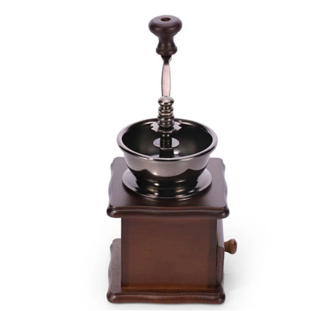Manual Coffee Grinder – Pine Wood &amp; Ceramic Burr for 1–4 Cups Manual Coffee Grinder Richie's