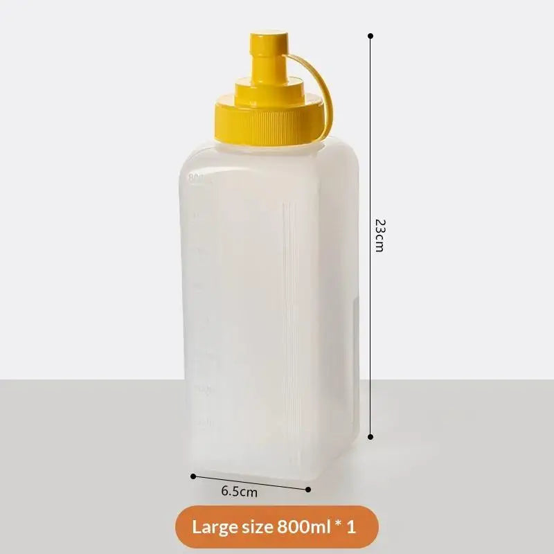 Wide Mouth Squeeze Sauce Bottles 600/800/1000ml – Leak-Proof Condiment Squeeze Bottle Richie's A7