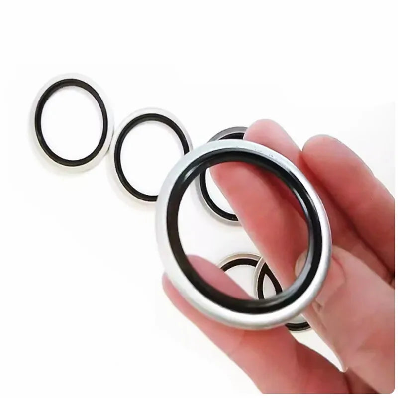 Bonded Washer Metal Rubber Gasket G1/8–G2 Oil Drain Sealing Ring Bonded Sealing Washer Richie's