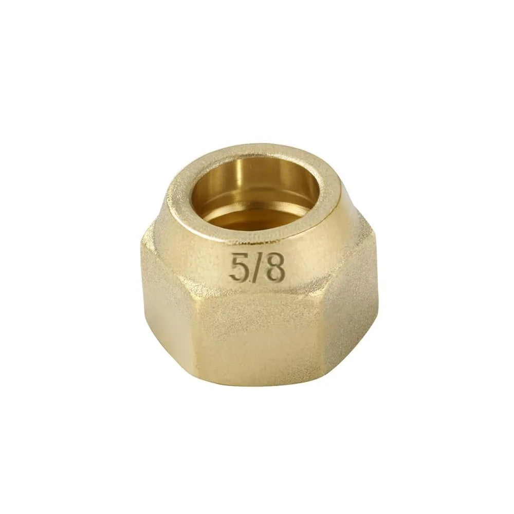Brass Flare Nut Tube Fittings 1/8"–3/4" Air Conditioning Pipe Brass Flare Fitting Richie's 5-8-