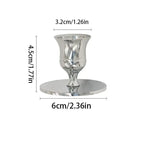 Elegant Metal Candlestick Holder Vintage Tabletop Candle Stand Candle Holder Richie's A2