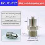 Brass Luer Lock Valve Adapter G1/8 G1/4 M10 M12 Dispensing Dispensing Valve Adapter Richie's G1-4