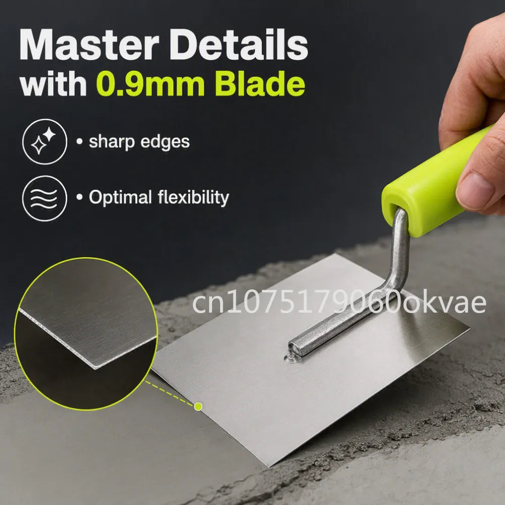 Flat Plaster Trowel – Carbon Steel Masonry & Concrete Tool Masonry Trowel Richie's