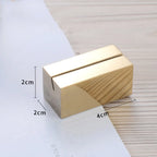 Stainless Steel Table Place Card & Menu Sign Holder Stand Place Card Holder Richie's 05