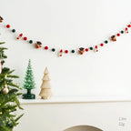 Felt Christmas Banner Hanging Bunting – Reusable Xmas Decor Christmas Banner Richie's B
