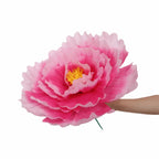50cm Large Artificial Peony Flower Head – Silk Faux Bloom Decor Artificial Flower Decor Richie's Rose Red