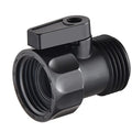 3/4" Plastic Garden Hose Shut Off Ball Valve – Thread Connector Garden Hose Valve Richie's 1pcs