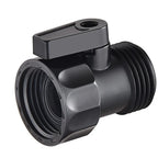 3/4" Plastic Garden Hose Shut Off Ball Valve – Thread Connector Garden Hose Valve Richie's 1pcs