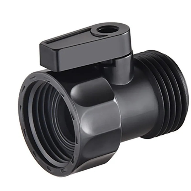 3/4" Plastic Garden Hose Shut Off Ball Valve – Thread Connector Garden Hose Valve Richie's 1pcs