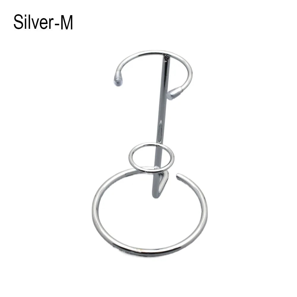 Iron Crystal Display Stand Wand & Orb Holder – Faux Crystal Base Crystal Display Stand Richie's Silver M