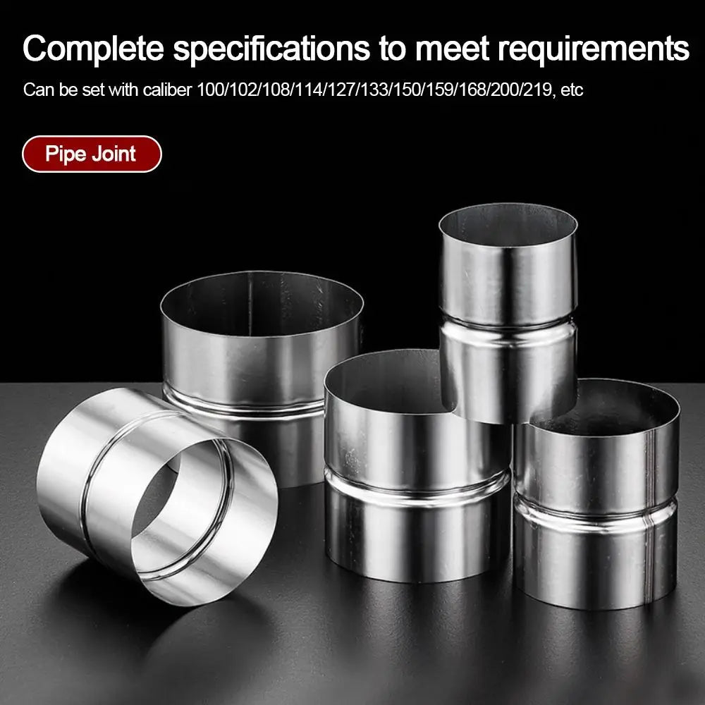 Stainless Steel Straight Pipe Coupling Adapter 51–102mm Pipe Coupling Adapter Richie's