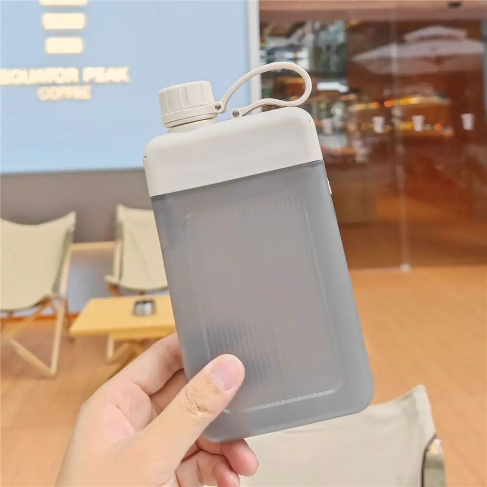 450ml BPA-Free Portable Sports Water Bottle – Flat Plastic Sports Water Bottle Richie's